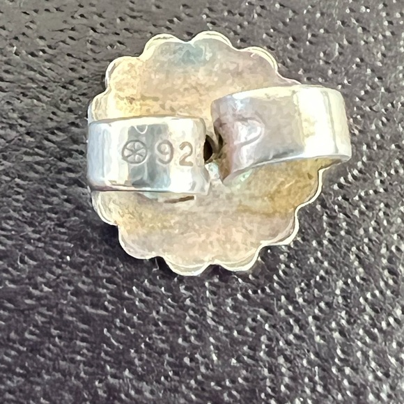 Lagos amethyst fluted heart drop earrings - Picture 6 of 9